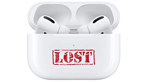 lost airpods opgeven.